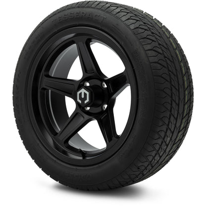 MODZ® 15" Drift Matte Black Wheels & Street Tires Combo