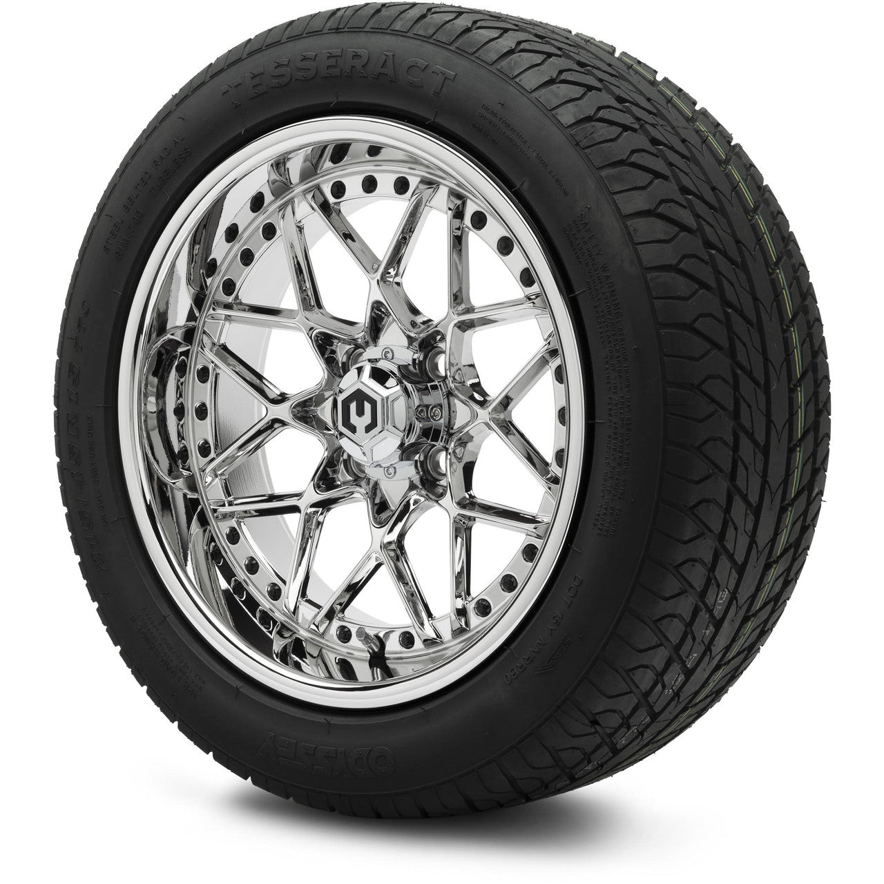 MODZ® 15" Formula Chrome Wheels & Street Tires Combo