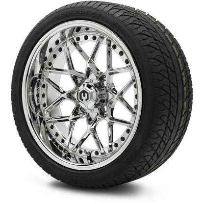 MODZ® 15" Formula Chrome Wheels & Street Tires Combo