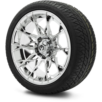 MODZ® 15" Chaos Chrome Wheels & Street Tires Combo