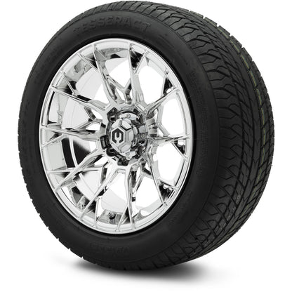 MODZ® 15" Chaos Chrome Wheels & Street Tires Combo