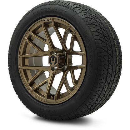 MODZ® 15" Matrix Matte Bronze Wheels & Street Tires Combo