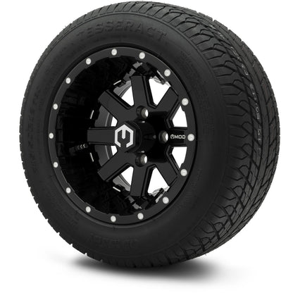 MODZ® 12" Assault Glossy Black with Ball Mill Wheels & Street Tires Combo