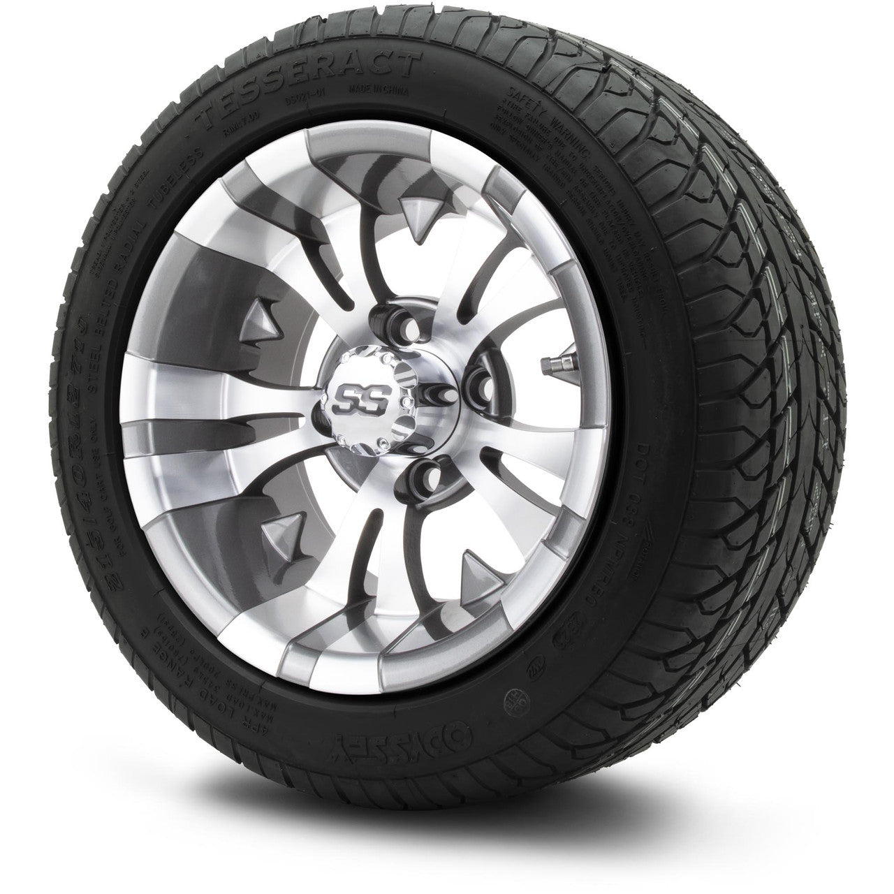 MODZ® 12" Vampire Gunmetal Wheels & Street Tires Combo
