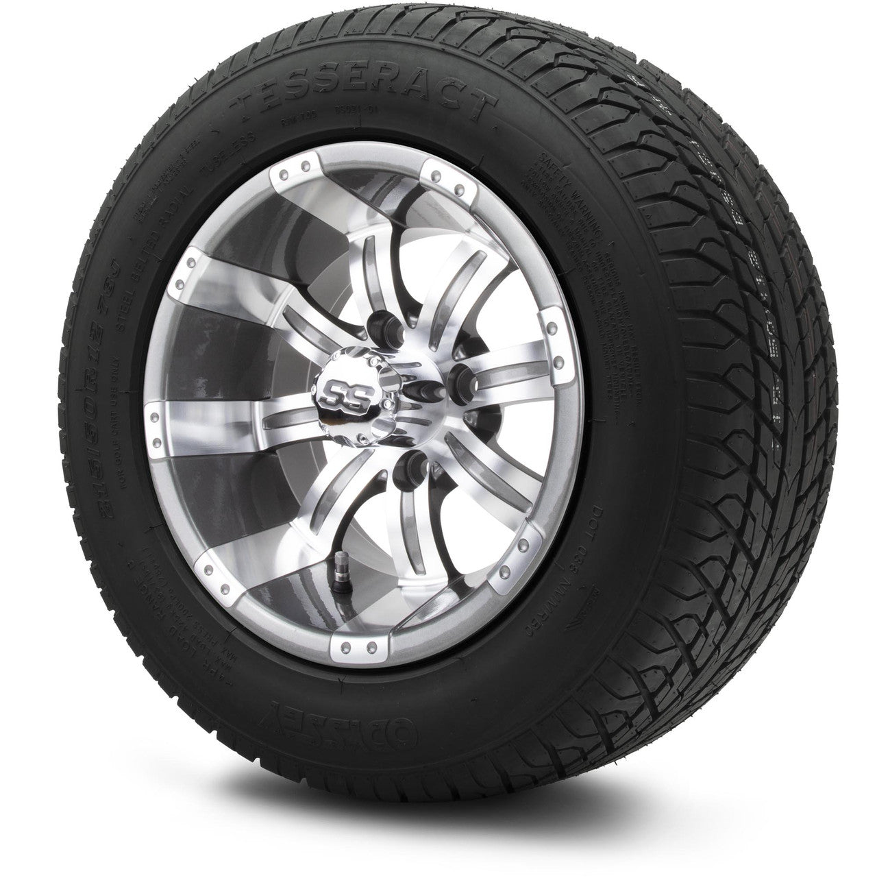 MODZ® 12" Tempest Gunmetal Wheels & Street Tires Combo