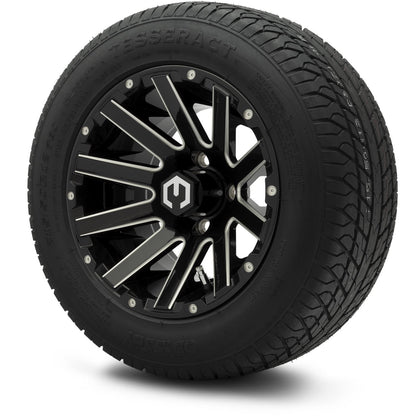 MODZ® 12" Mauler Glossy Black with Ball Mill Wheels & Street Tires Combo