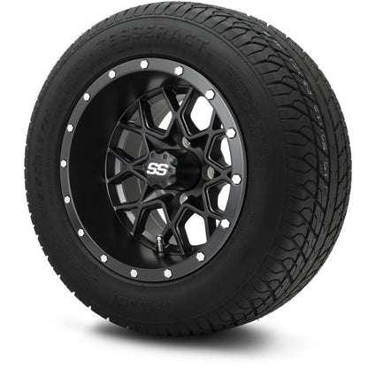 MODZ® 12" Vortex Matte Black Wheels & Street Tires Combo