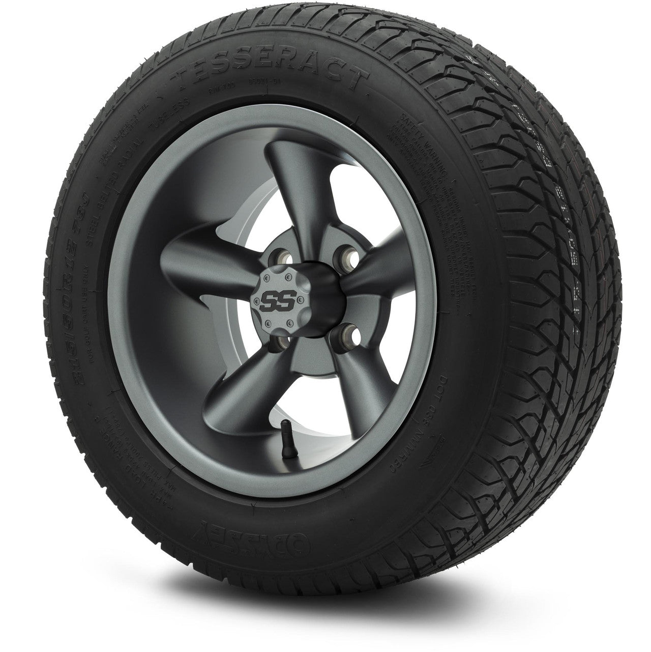 MODZ® 12" Godfather Gunmetal Wheels & Street Tires Combo