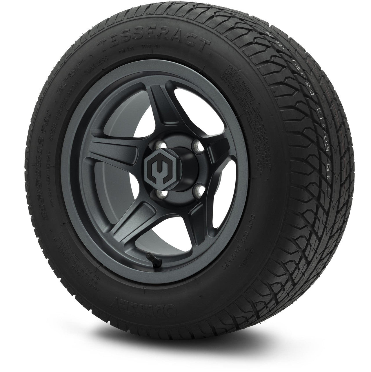 MODZ® 12" Drift Gunmetal Wheels & Street Tires Combo