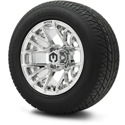 MODZ® 12" Matrix Chrome Wheels & Street Tires Combo