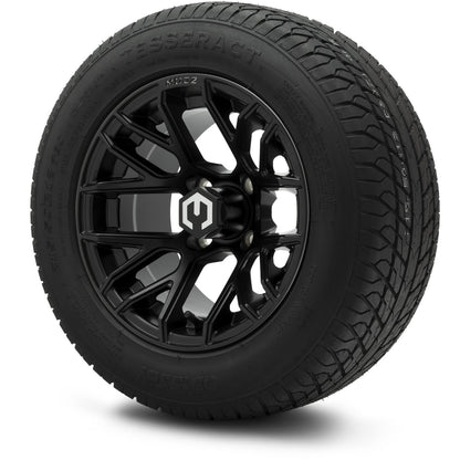 MODZ® 12" Matrix Matte Black Wheels & Street Tires Combo