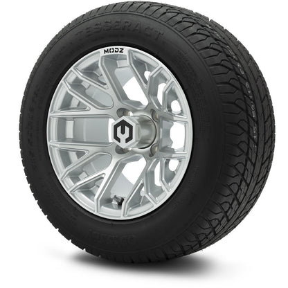 MODZ® 12" Matrix Silver Wheels & Street Tires Combo