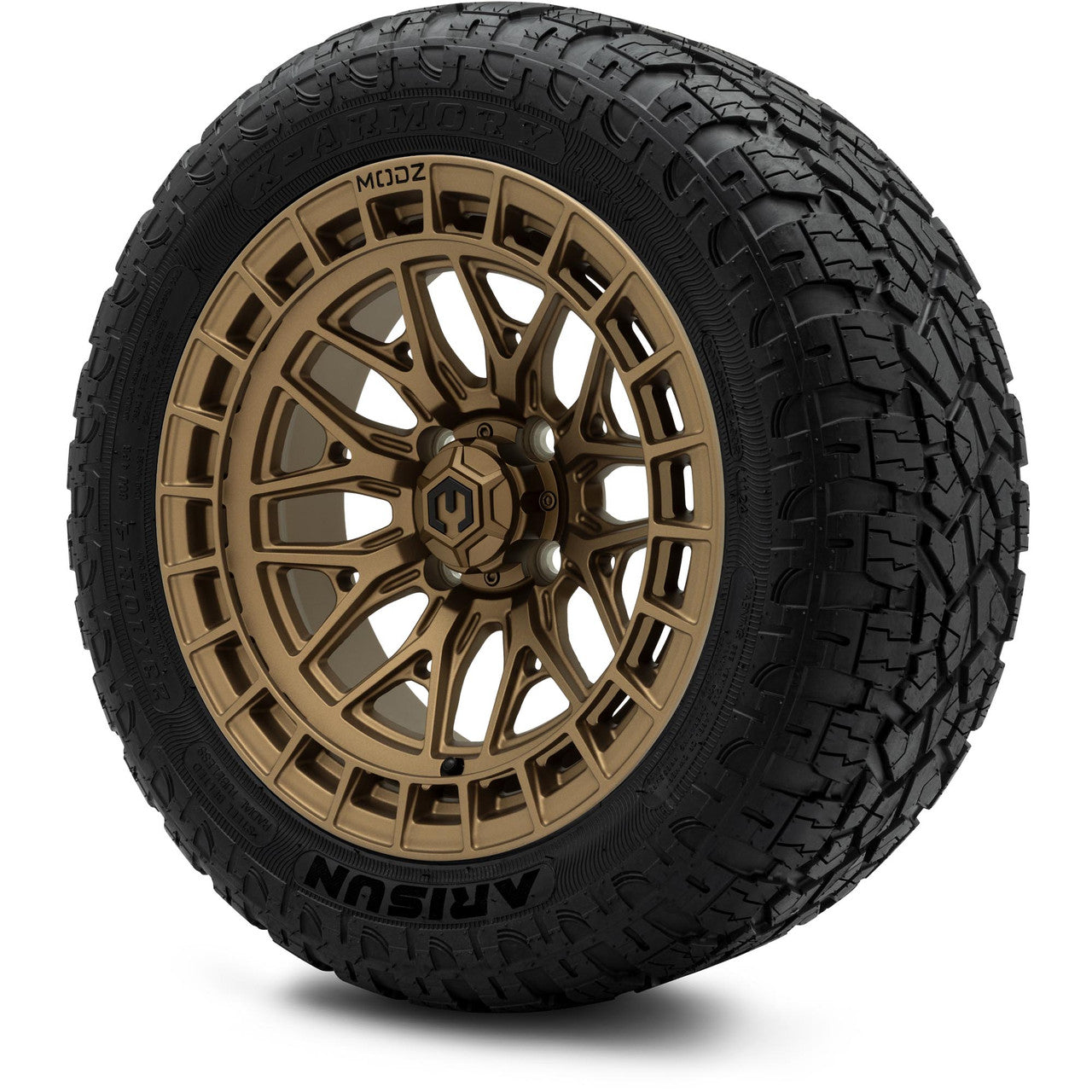 MODZ® 14" Torrent Matte Bronze Wheels & Off-Road Tires Combo