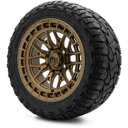 MODZ® 14" Torrent Matte Bronze Wheels & Off-Road Tires Combo