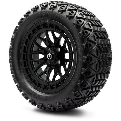 MODZ® 14" Torrent Matte Black Wheels & Off-Road Tires Combo
