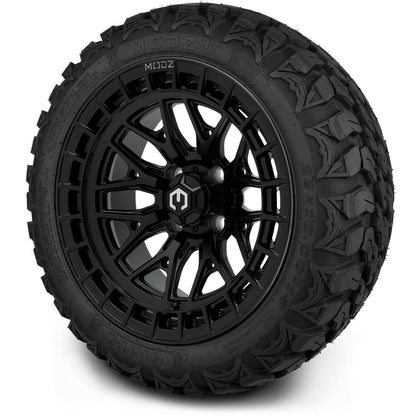 MODZ® 14" Torrent Matte Black Wheels & Off-Road Tires Combo