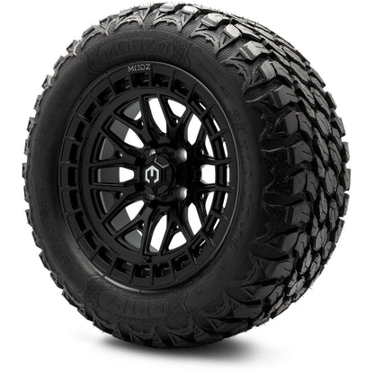 MODZ® 14" Torrent Matte Black Wheels & Off-Road Tires Combo