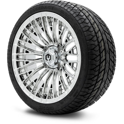 MODZ® 14" Reaper Chrome Wheels & Street Tires Combo