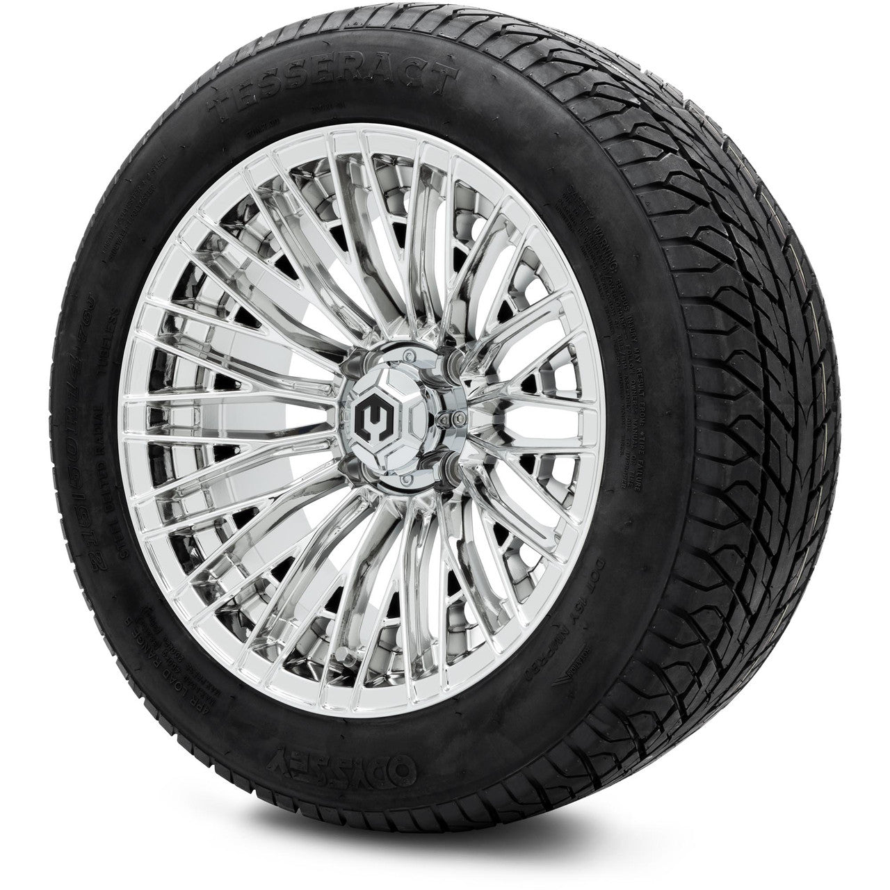 MODZ® 14" Reaper Chrome Wheels & Street Tires Combo