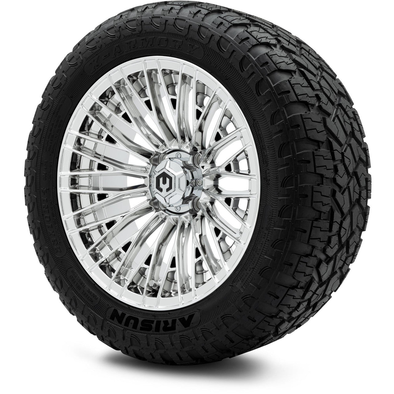 MODZ® 14" Reaper Chrome Wheels & Off-Road Tires Combo