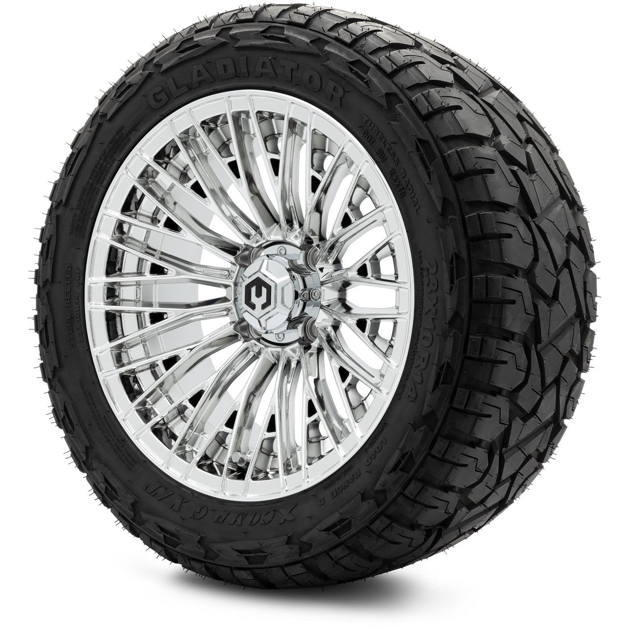 MODZ® 14" Reaper Chrome Wheels & Off-Road Tires Combo