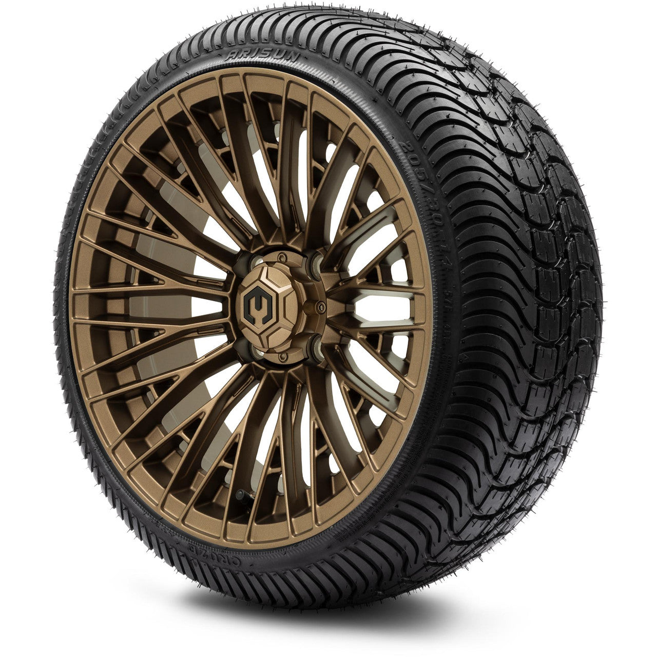 MODZ® 14" Reaper Bronze Wheels & Street Tires Combo
