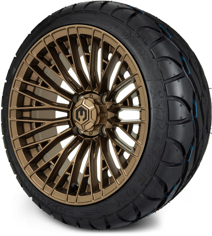 MODZ® 14" Reaper Bronze Wheels & Street Tires Combo