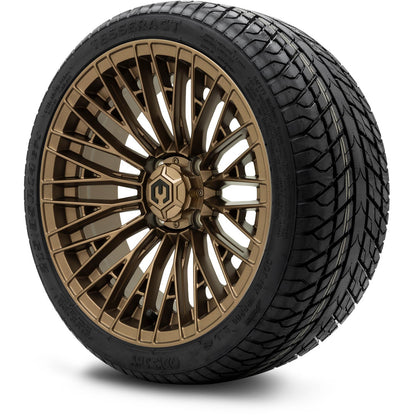 MODZ® 14" Reaper Bronze Wheels & Street Tires Combo