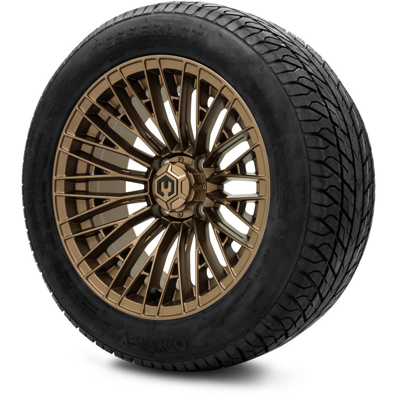 MODZ® 14" Reaper Bronze Wheels & Street Tires Combo