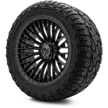 MODZ® 14" Reaper Titanium Gunmetal Wheels & Off-Road Tires Combo