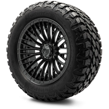 MODZ® 14" Reaper Titanium Gunmetal Wheels & Off-Road Tires Combo