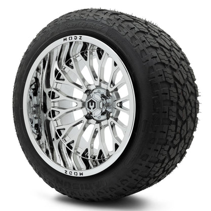 MODZ® 15x10" Convict Chrome Wheels & Off-Road Tires Combo