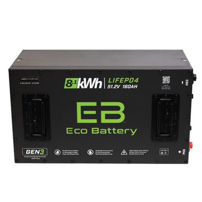 51V 160AH Eco Battery LiFePO4 Gen3 Battery Only