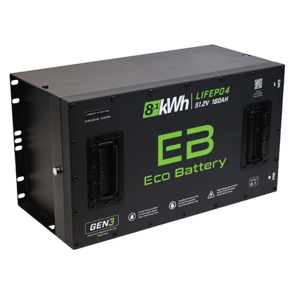 51V 160AH Eco Battery LiFePO4 Gen3 Battery Only