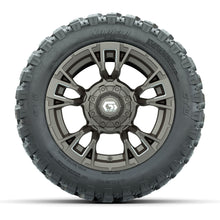 GTW® Vandal Bronze/Machined 12 in Wheels with 22X11-R12 Nomad Steel Belt Radial All-Terrain Tires – Full Set