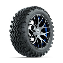 GTW Pursuit Blue 14 in Wheels with 23x10.00-14 Rogue All Terrain Tires - Full Set