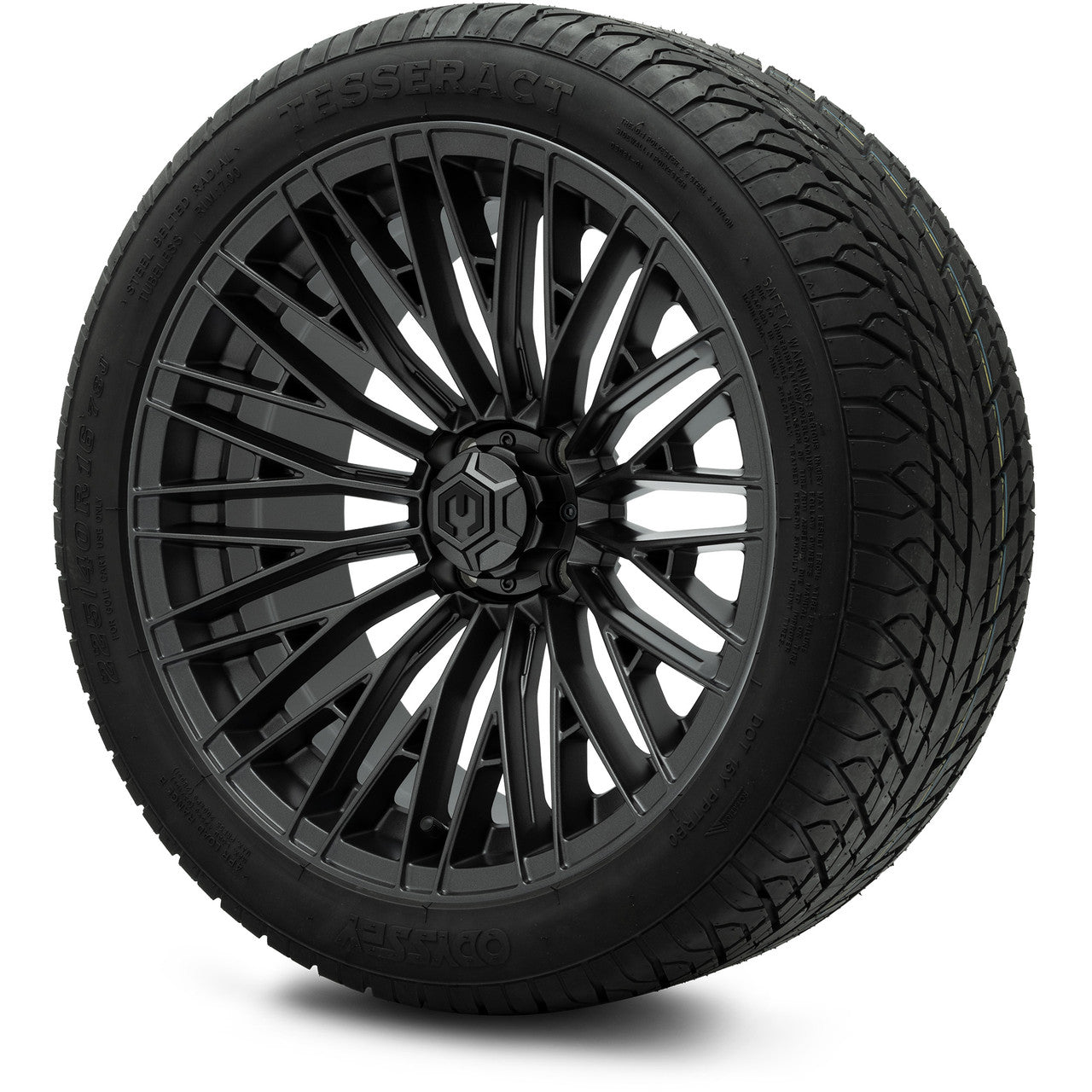 MODZ® 16" Reaper Titanium Gunmetal Wheels & Street Tires Combo