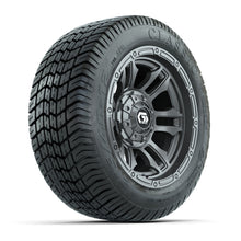 GTW® Shogun Gunmetal 12 in Wheels with 215/40-12 Excel Classic Street Tires – Full Set