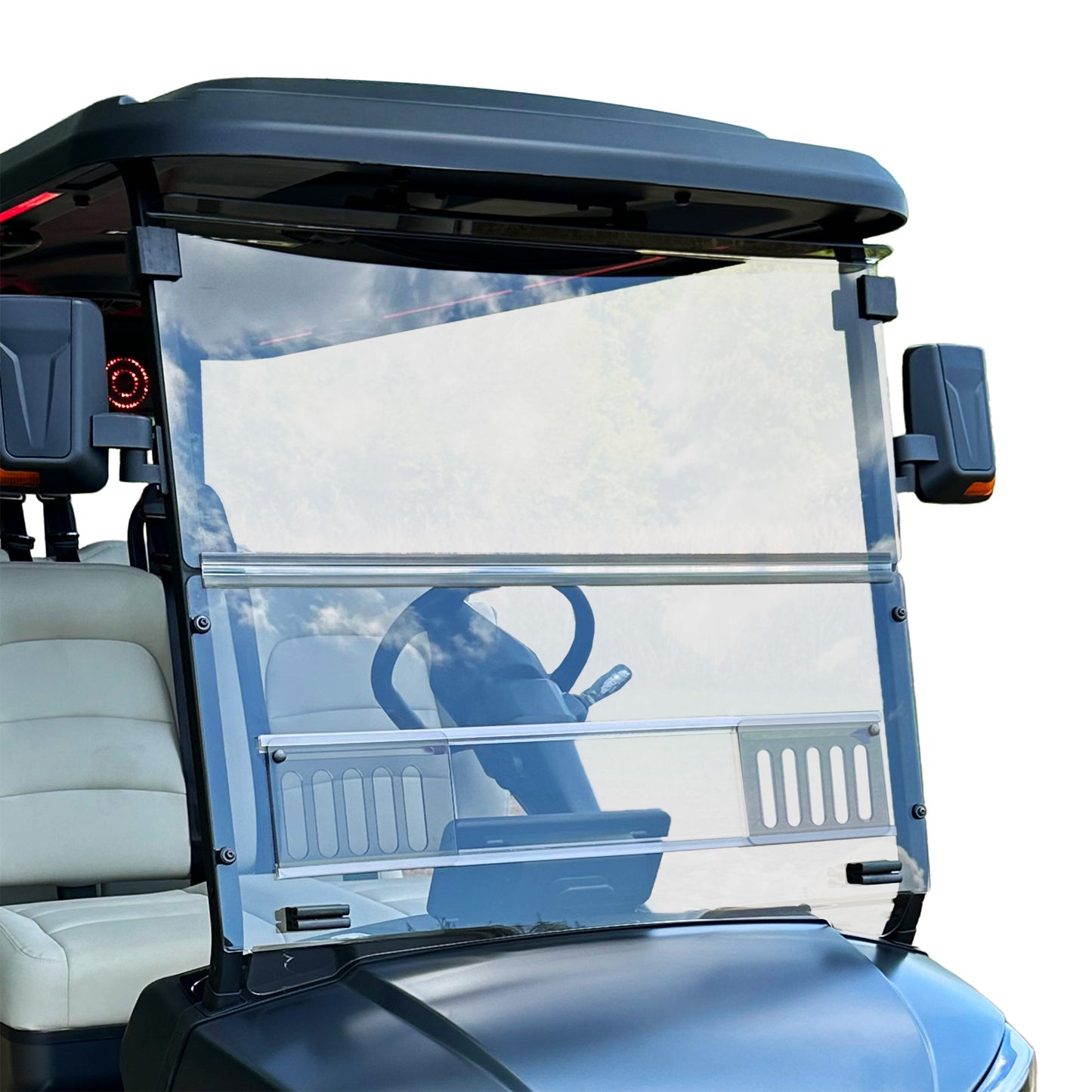RedDot DACH Apollo Tinted Vented Folding Windshield (Years 2025-Up)