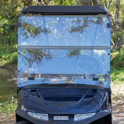 RedDot EZGO RXV with Blow Molded Top Tinted 1/4" Folding Windshield (Years 2024-Up)