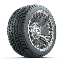 GTW® Stellar Chrome 12 in Wheels with 205/30-12 Fusion Street Tires - Full Set
