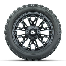 Set of (4) 14 in GTW® Stellar Black Wheels with 23x10-R14 Nomad All-Terrain Tires