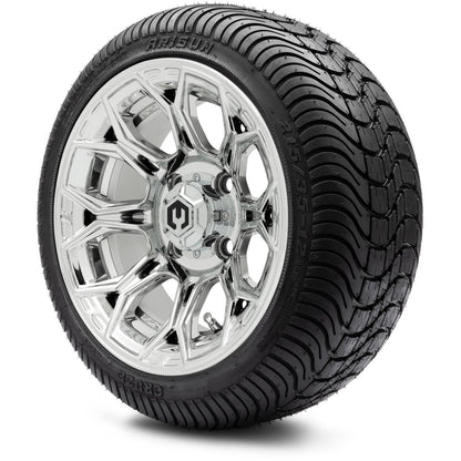 MODZ® 12" Halo Chrome Wheels & Street Tires Combo