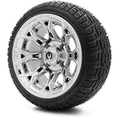 MODZ® 12" Halo Chrome Wheels & Street Tires Combo