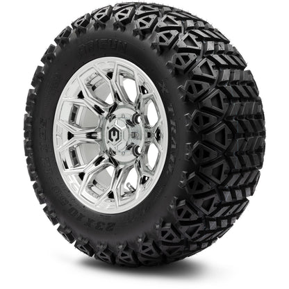 MODZ® 12" Halo Chrome Wheels & Off-Road Tires Combo
