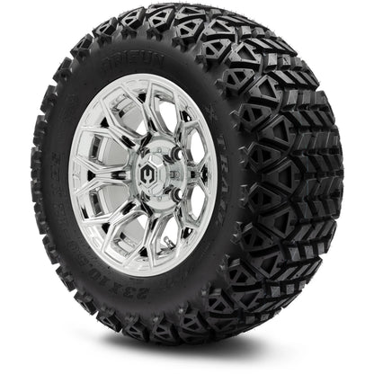 MODZ® 12" Halo Chrome Wheels & Off-Road Tires Combo
