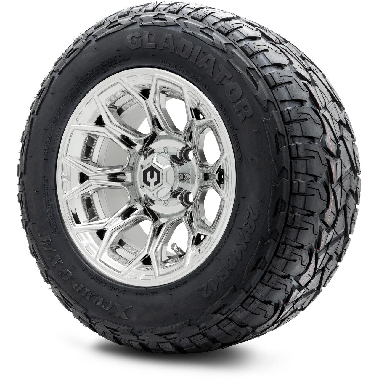 MODZ® 12" Halo Chrome Wheels & Off-Road Tires Combo