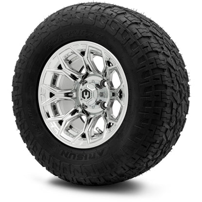 MODZ® 12" Halo Chrome Wheels & Off-Road Tires Combo