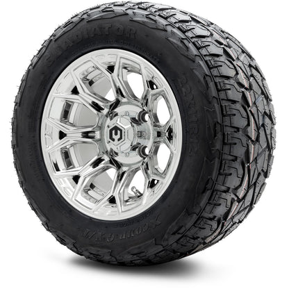 MODZ® 12" Halo Chrome Wheels & Off-Road Tires Combo