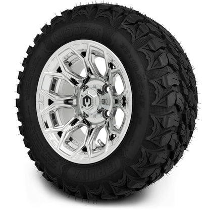 MODZ® 12" Halo Chrome Wheels & Off-Road Tires Combo